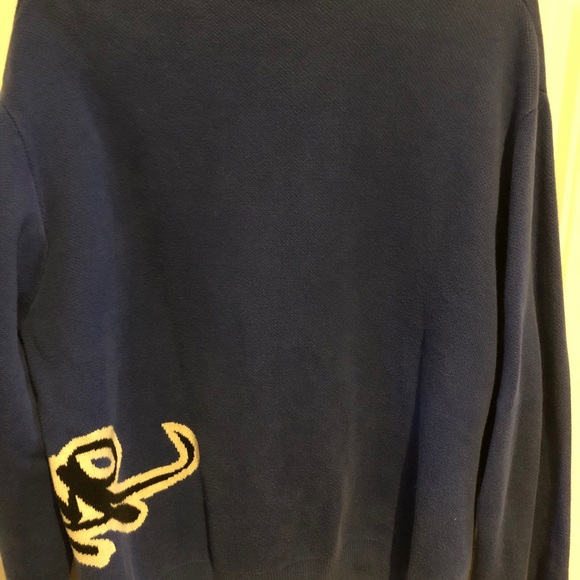 Authentic Supreme Matching Set Men’s Tag Logo Royal Blue Hat And Sweater Size L - Picture 4 of 14